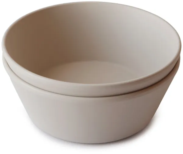 Runde Skåle I 2-Pak - Vanilla